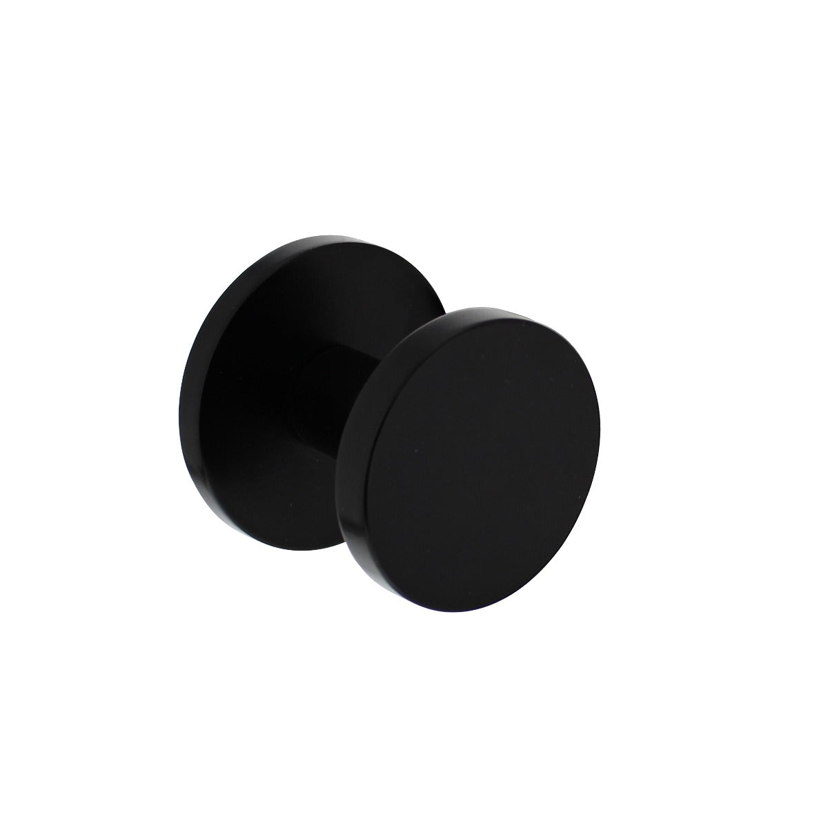 Voordeurknop rond Ø55 mm aluminium zwart
