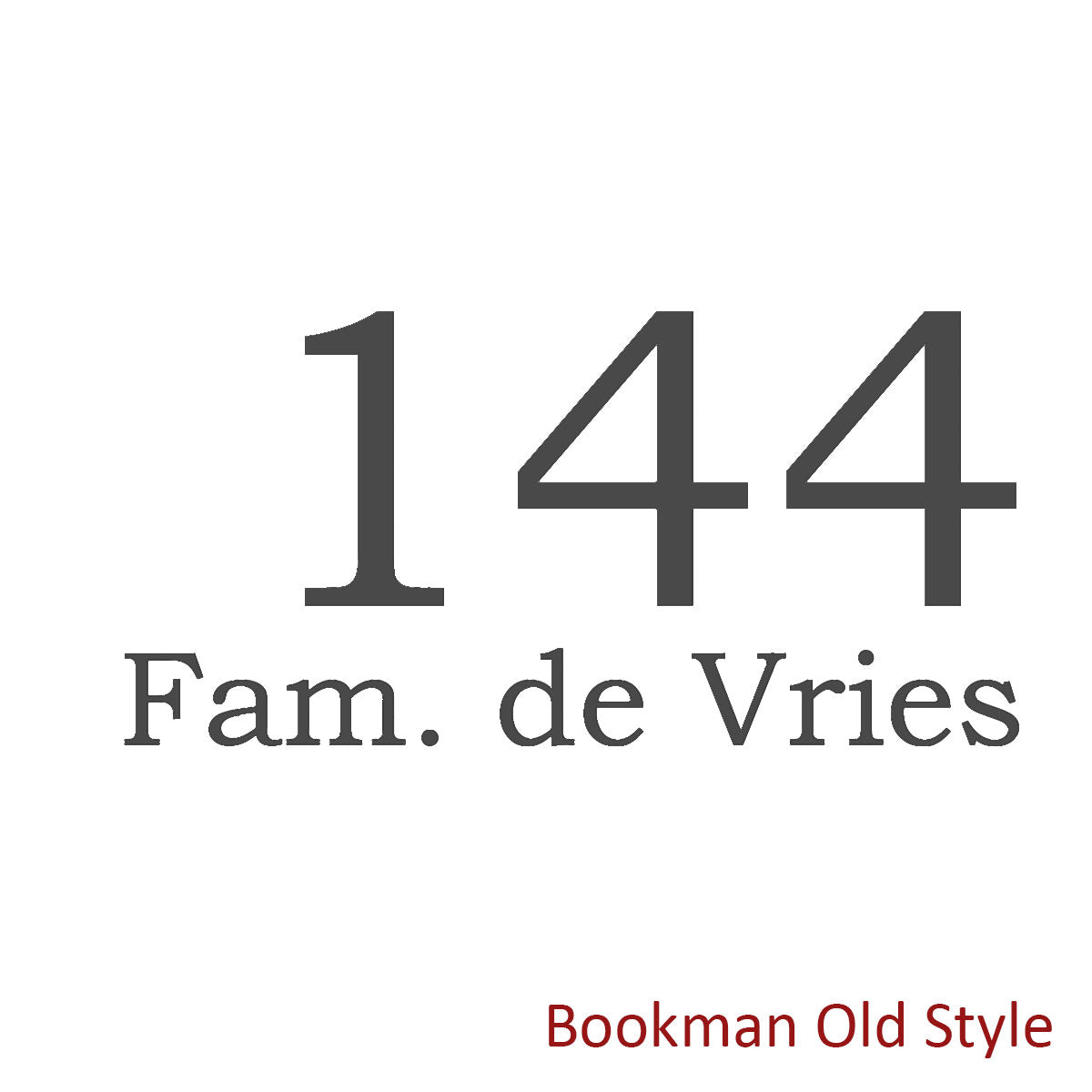 Beplakken Huiscijfer & Benaming - afbeelding 5