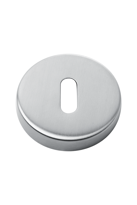 AVJD Deurklinken Sigaar-model op rond rozet - RVS (massief)