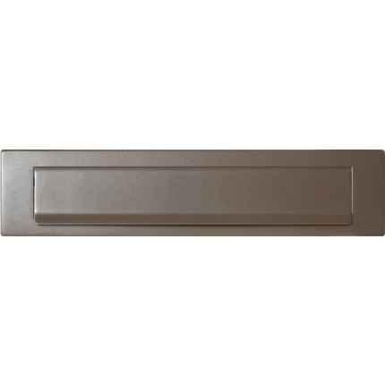GPF Briefplaat met valklep - mocca