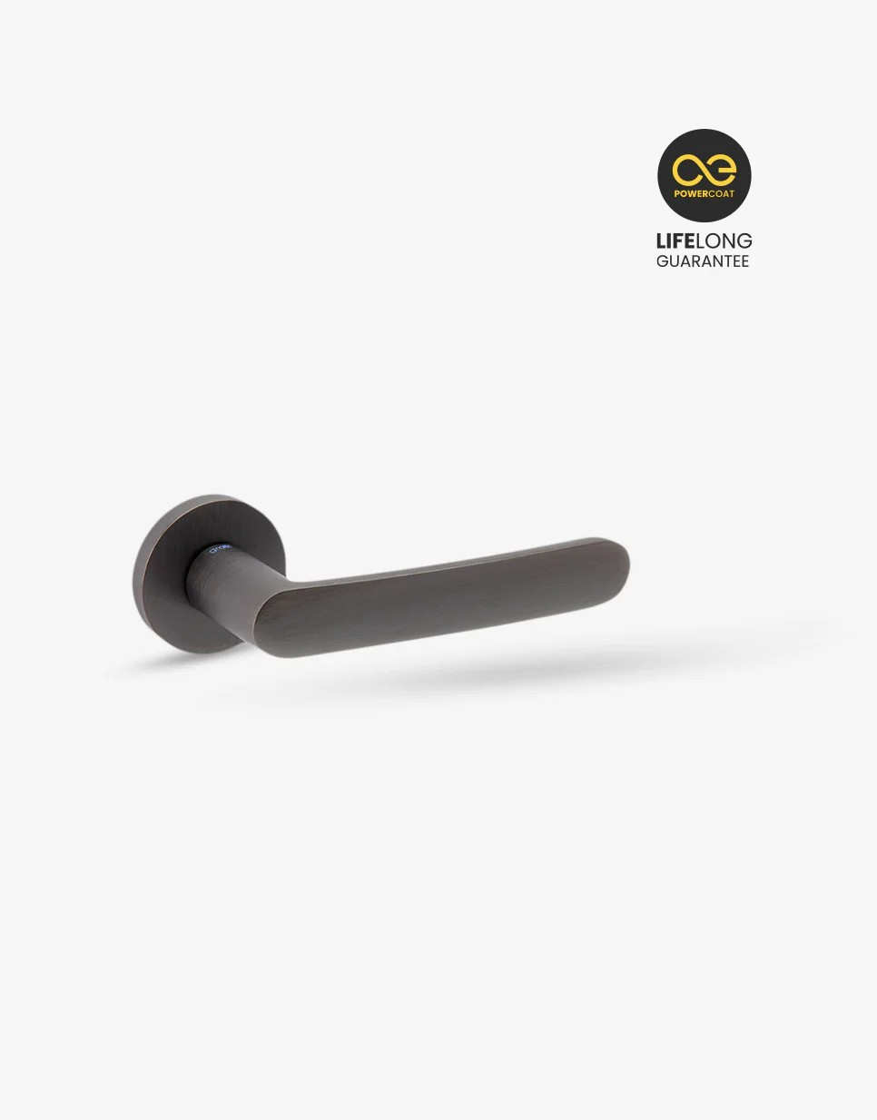 Deurklinken Tendenza op rozet | Groël | zwart