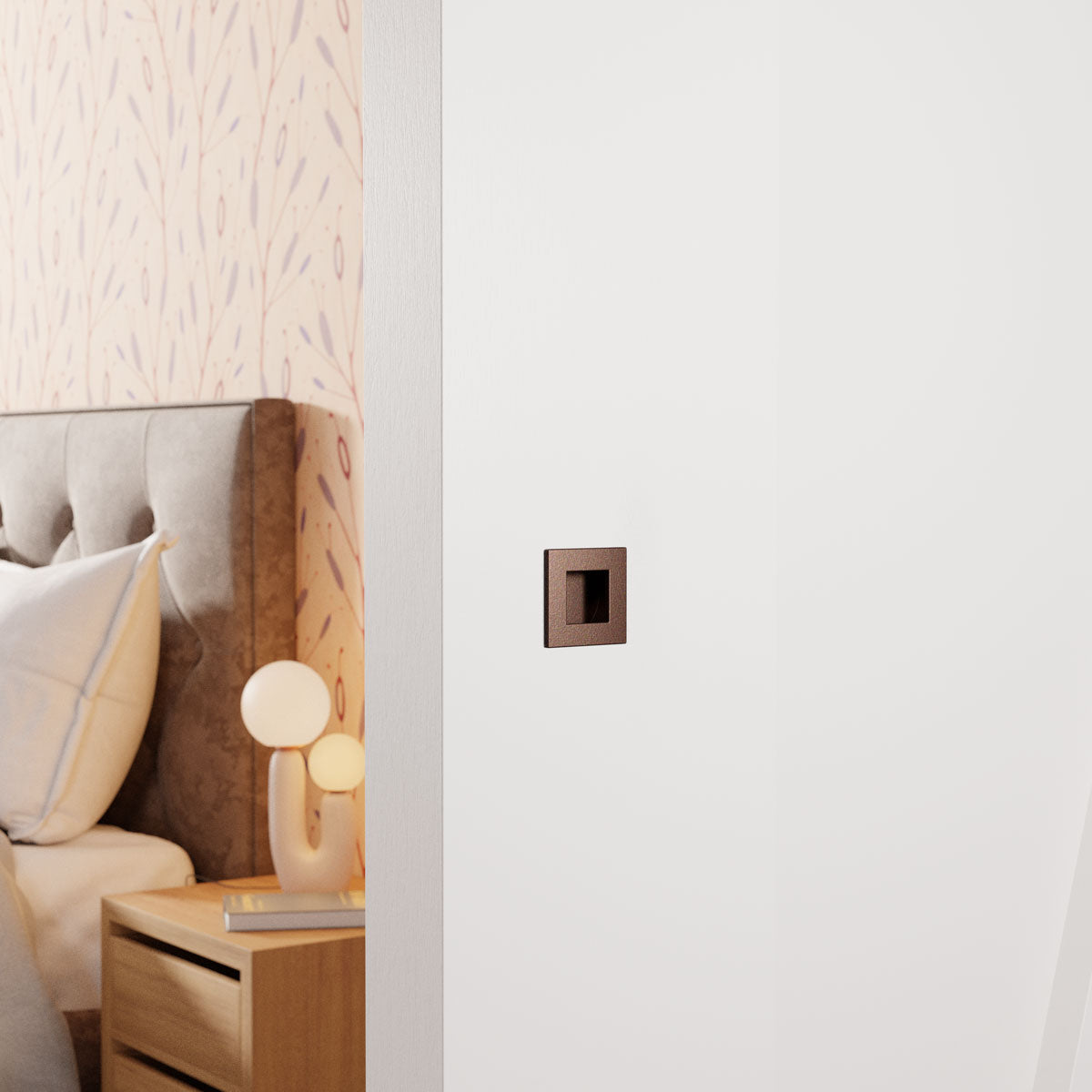 Schuifdeurkom vierkant Bronze blend 30x30–90x90 mm – sfeerfoto