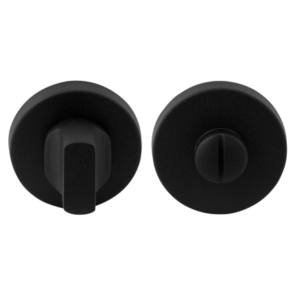 GPF Türgriffe L-Haken Mattschwarz | Design Edelstahl-Rosette