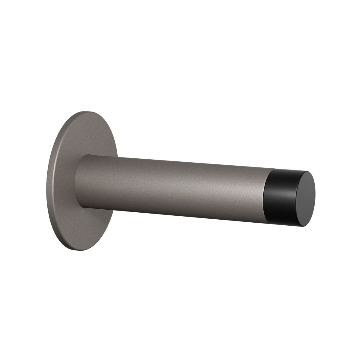 Deurstopper mocca slank Ø19 op rond rozet 85 mm | GPF