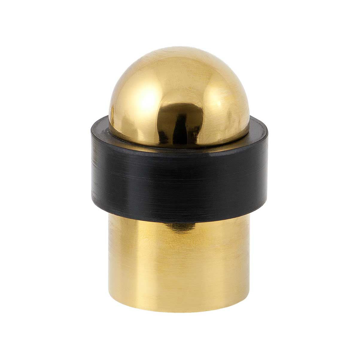 Deurstopper messing PVD rond 52x35 mm | GPF