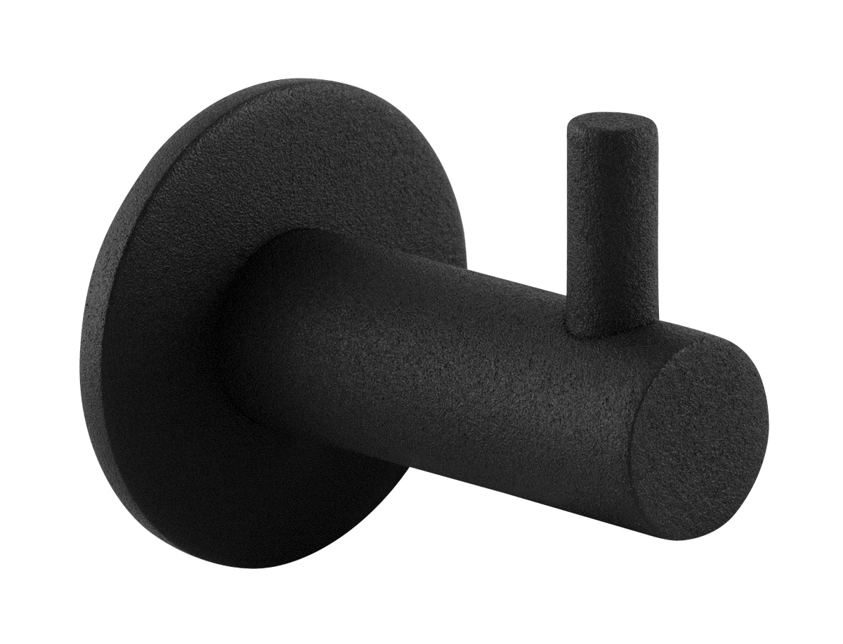 Jashaak zwart op rozet 35 x 42 mm