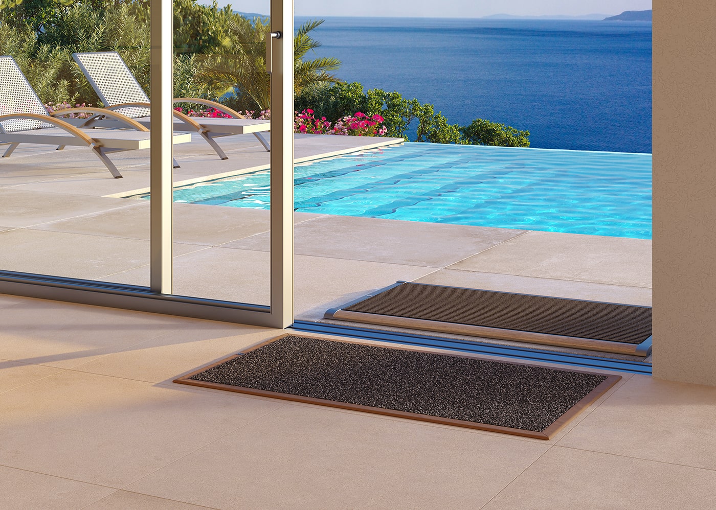 RiZZ Deurmat indoor - cognac (div. afmetingen)