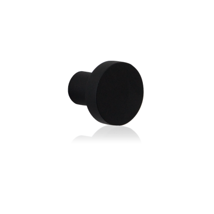 Meubelknop plat rond | GPF | zwart