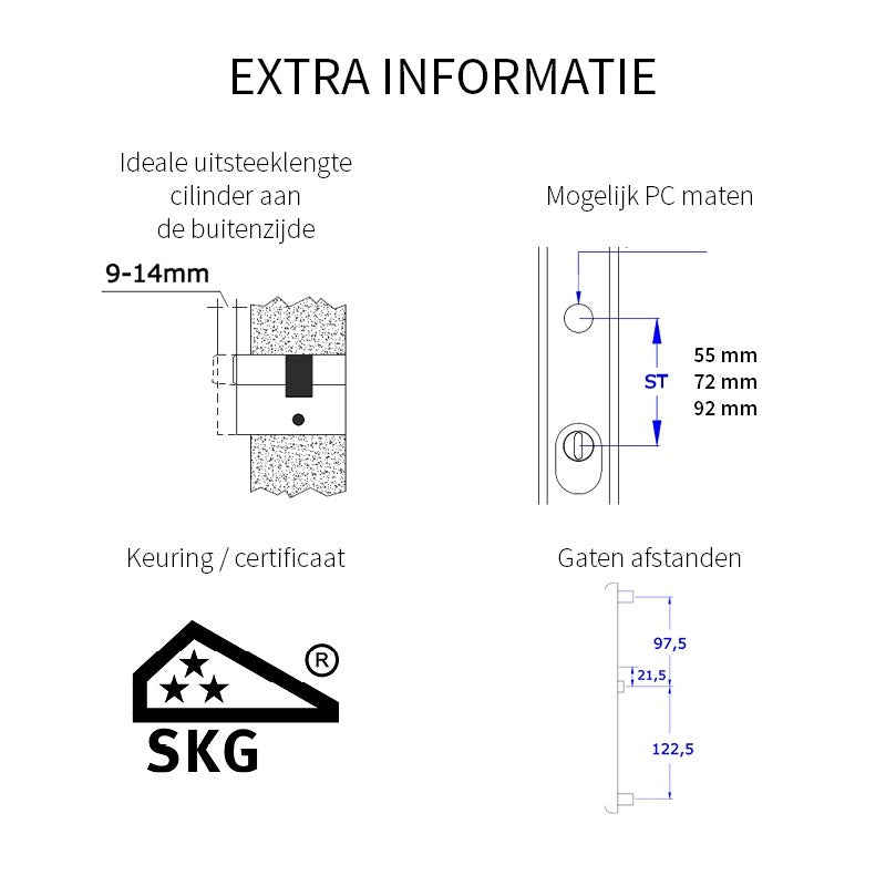 Veiligheidsbeslag Kira SKG*** | Mariani | RVS 316
