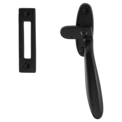 Raamgreep smeedijzer links of rechts | GPF | zwart
