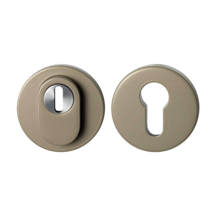 GPF Veiligheidsrozetten rond met kerntrekbeveiliging - champagne