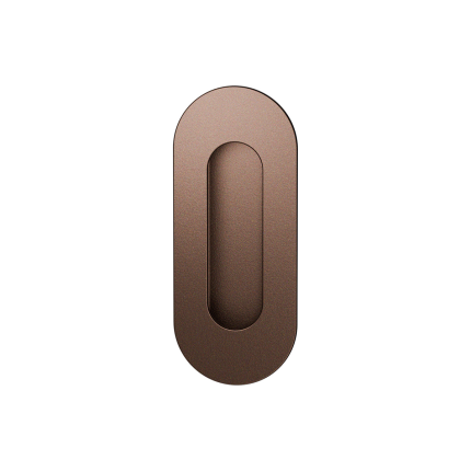 GPF Schuifdeurkom ovaal 180x60mm - bruin