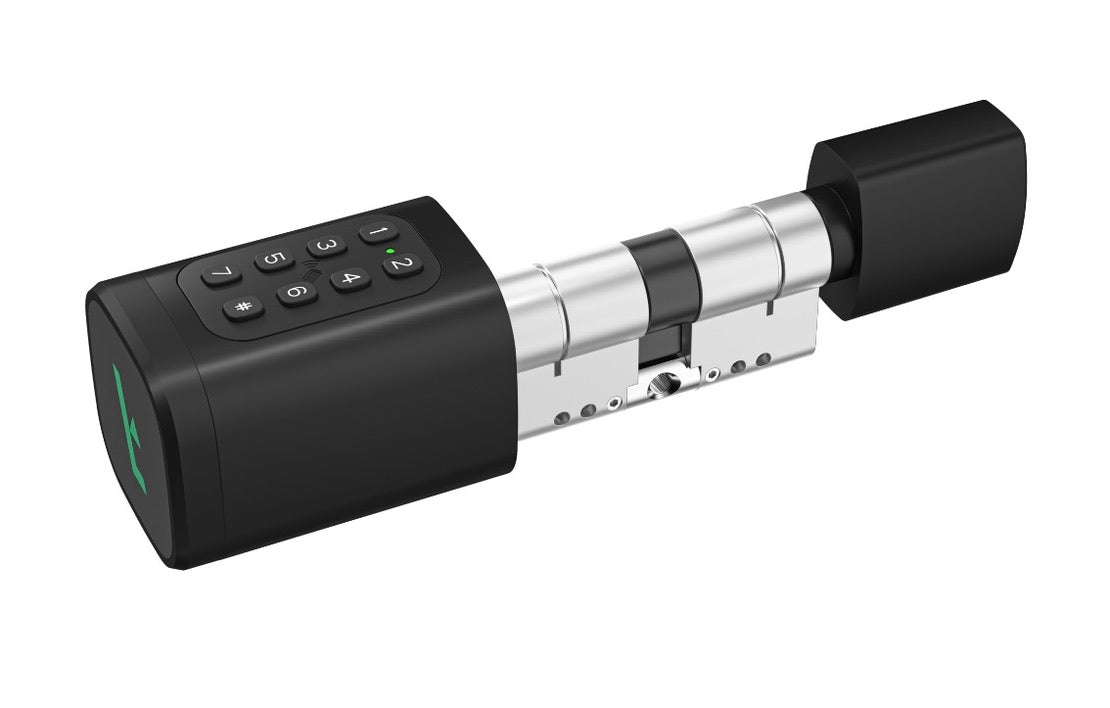 Smart lock elektronische cilinder zwart – slim deurslot