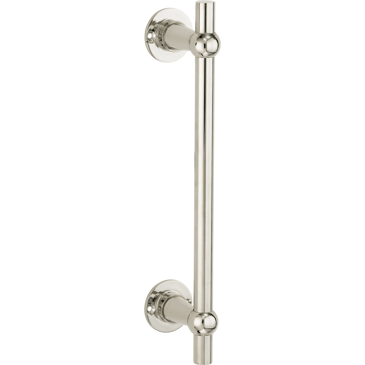 Deurgreep Chemin de Fer 600 × 16 mm glanzend nikkel