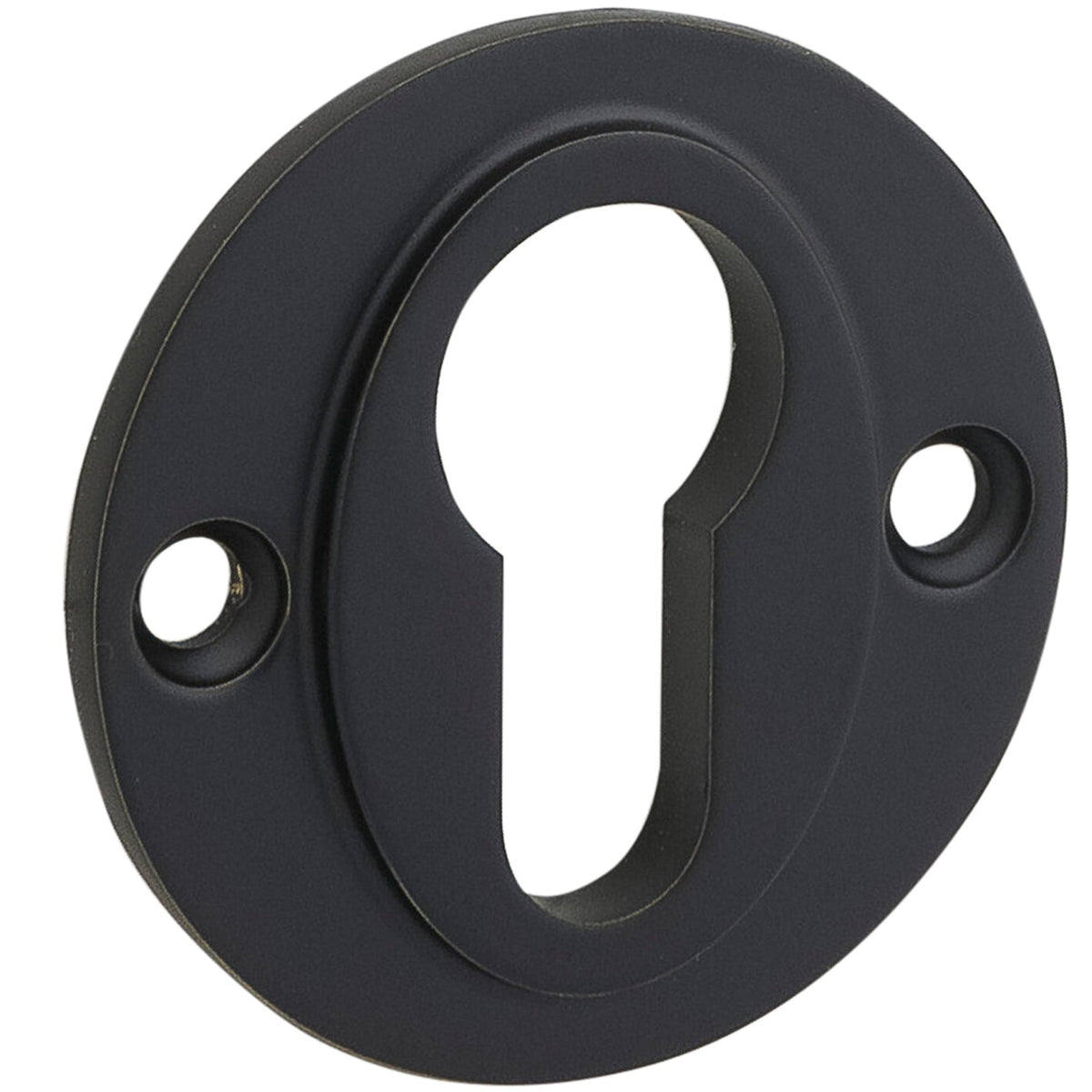 Cilinderrozetten ø50 mm Chemin de Fer mat zwart