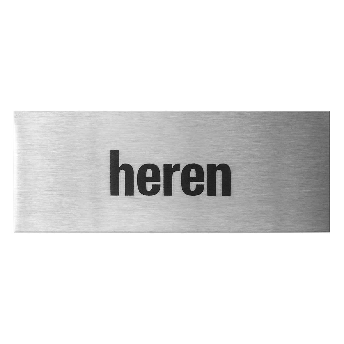 Rechthoekige deurbordjes