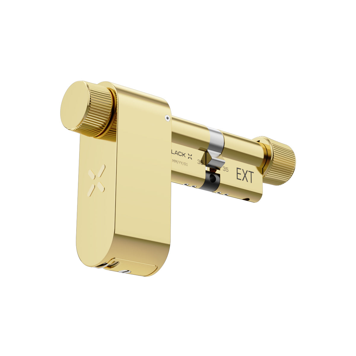 Black X Smart Lock slimme cilinder SKG*** messing