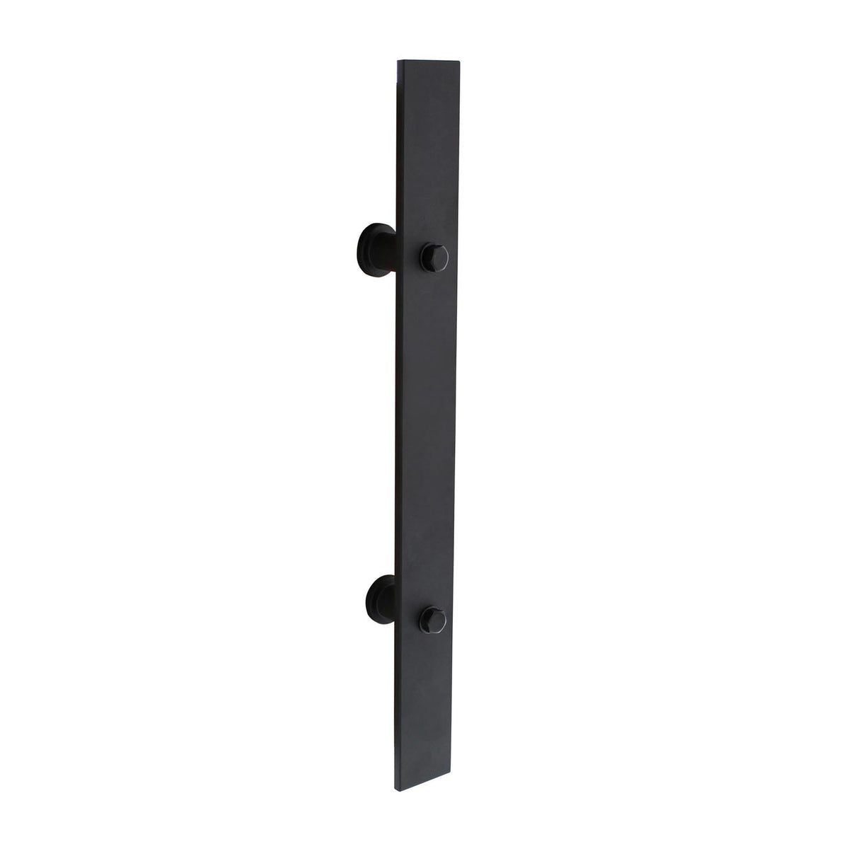 Deurgreep recht 40 mm mat zwart voor schuifdeur 400 mm