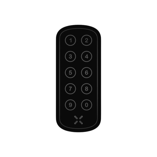 Black X xPad codepaneel 100x42 mm mat zwart