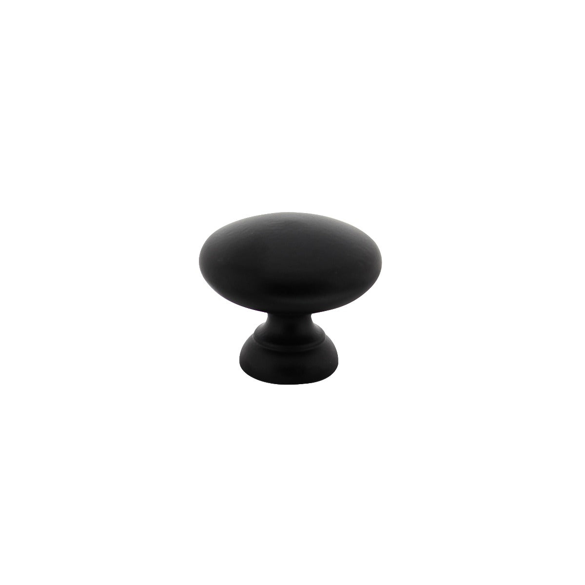 Meubelknop paddenstoel mat zwart Ø 32 mm