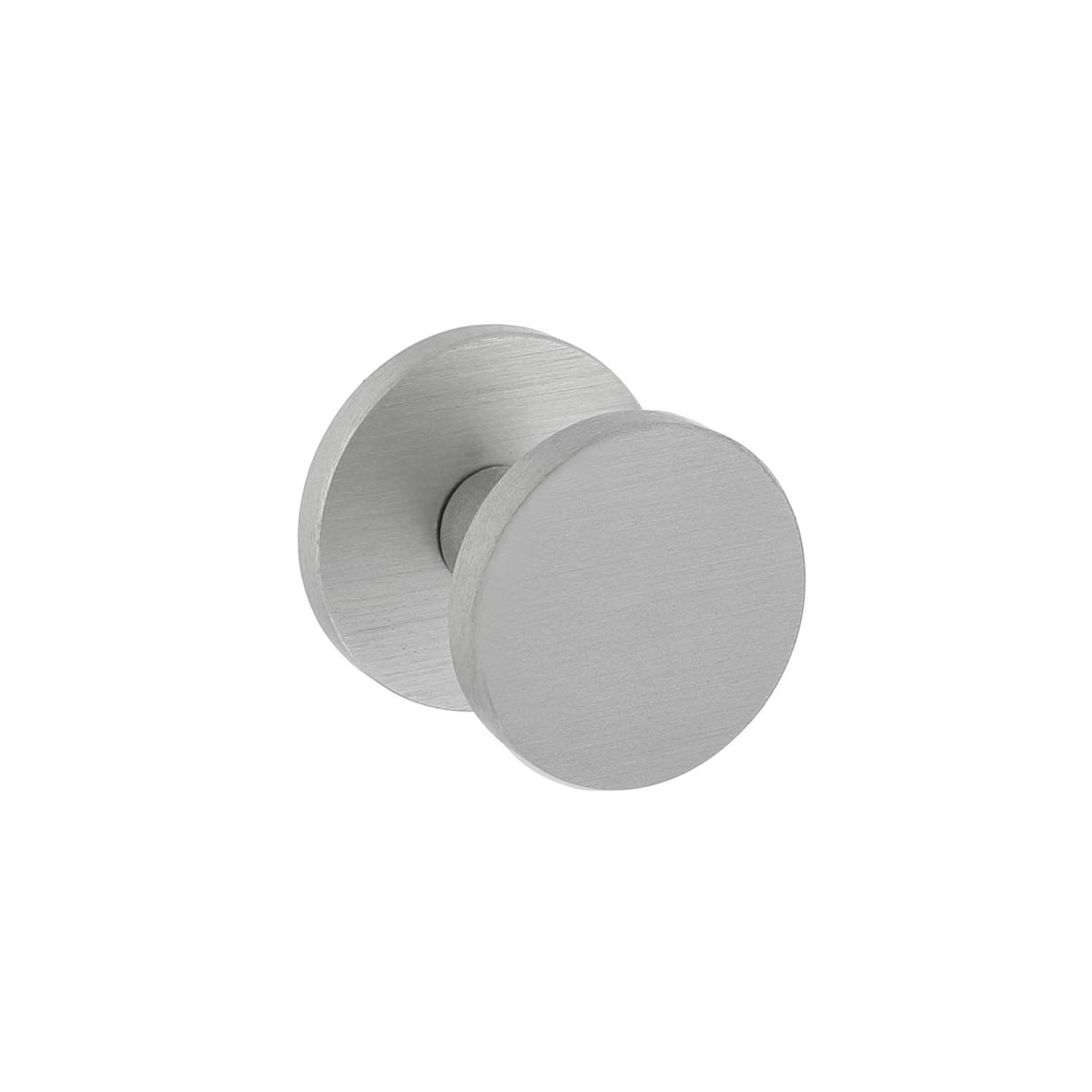 Voordeurknop rond Ø55 mm aluminium