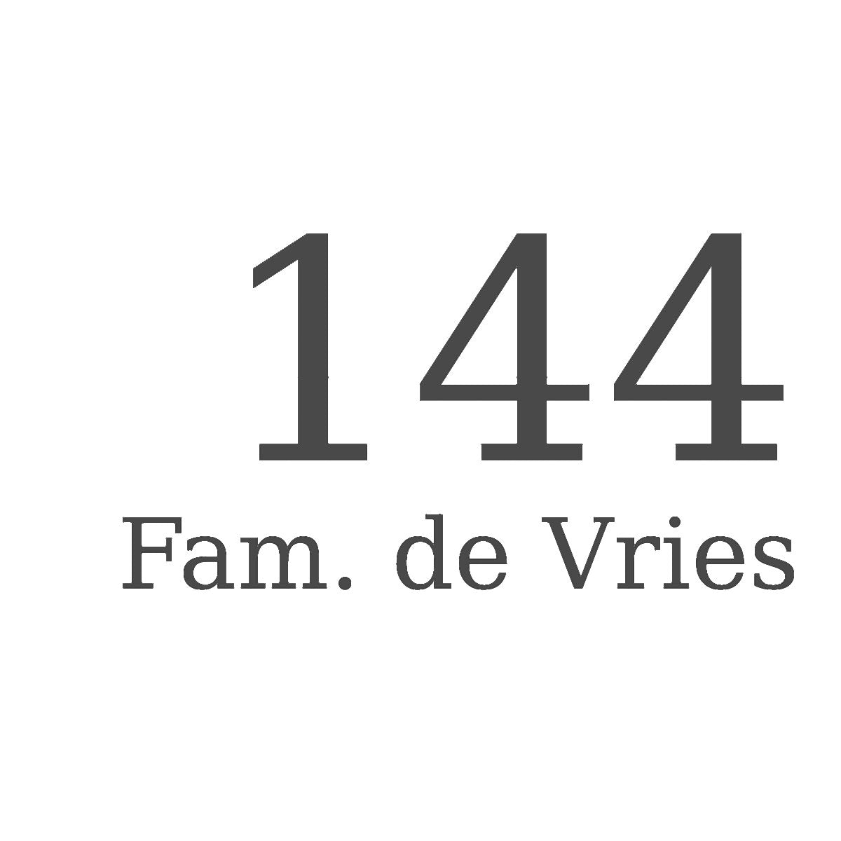 Beplakken Huiscijfer & Benaming