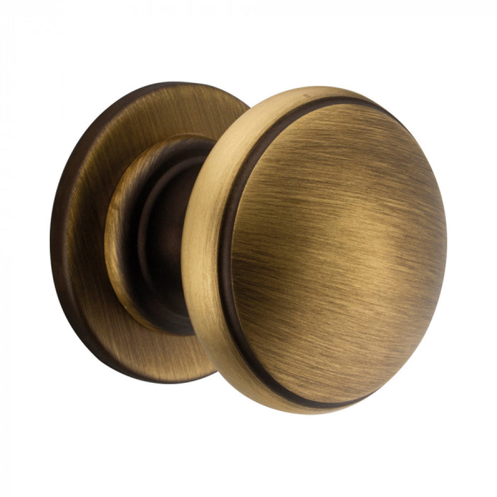 Voordeurknop Pragma 70 mm mat brons