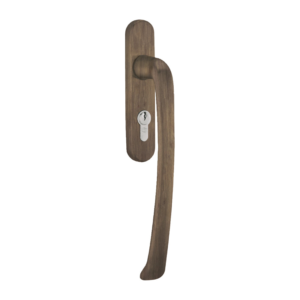 Hefschuifbeslag Priamo mat brons Hardbrass