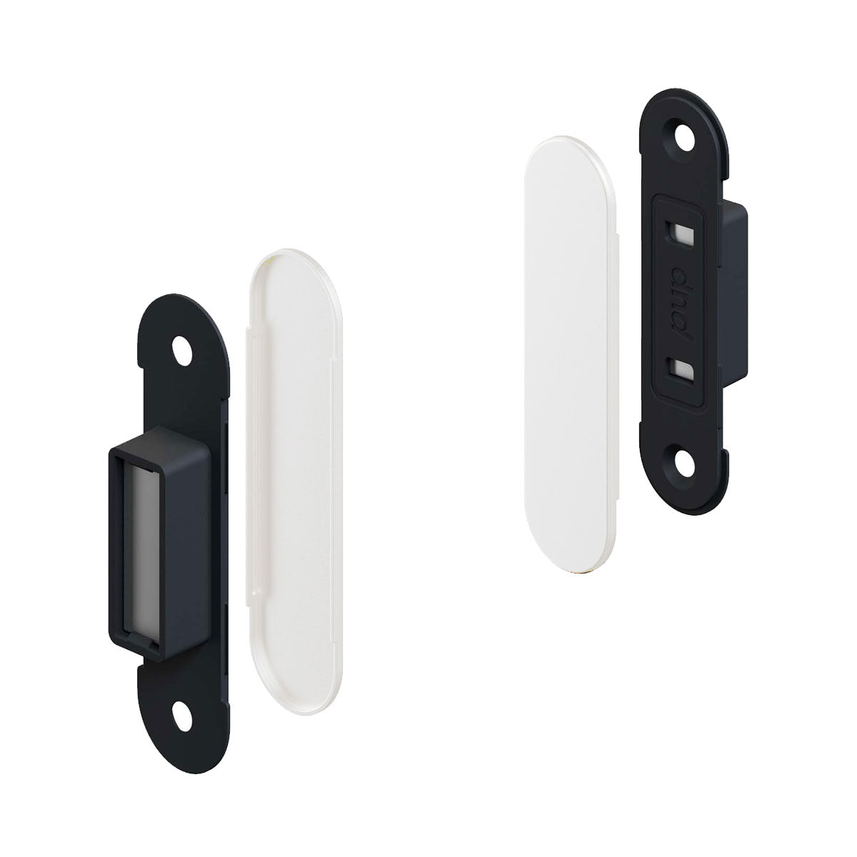 Dynamic Magnetische Deursluiter | Hardbrass | Wit