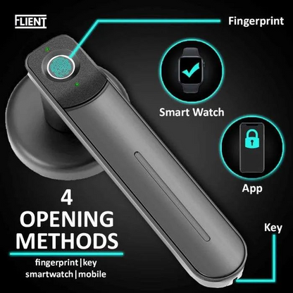 Smart Lock Casual 2.0 | Flient® | Schwarz