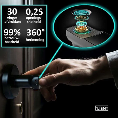 Smart Lock Casual 2.0 | Flient® | Schwarz
