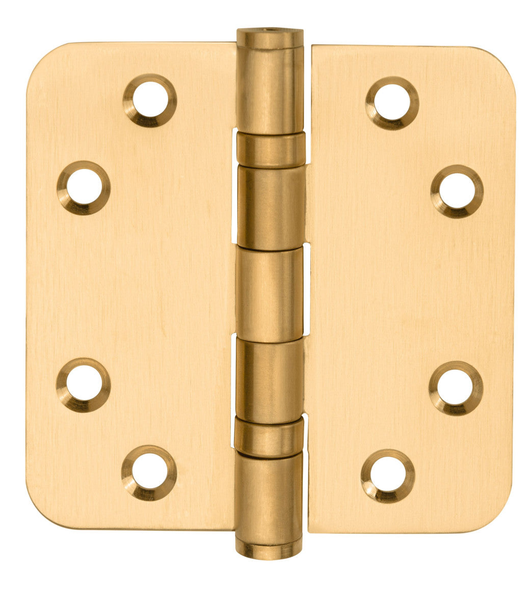 Kogellagerscharnier Afgerond 89x89mm | AVJD | Mat goud PVD