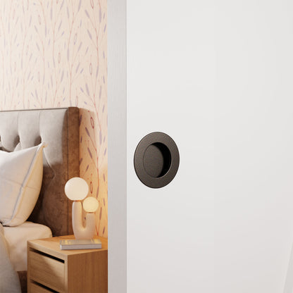 Schuifdeurkom rond Dark blend Ø40–65 mm – sfeerfoto