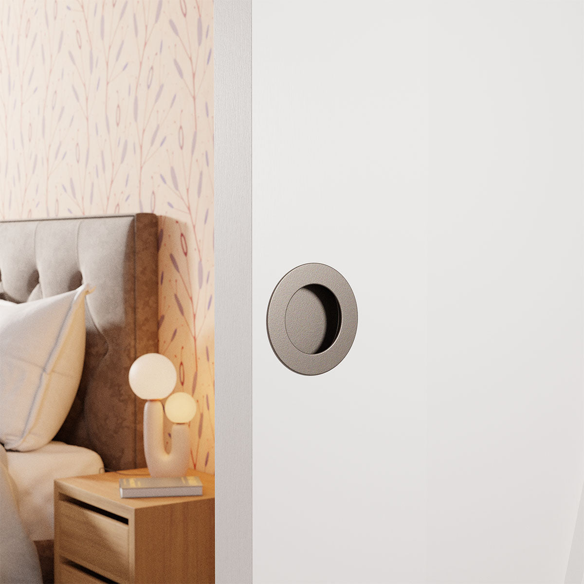 Schuifdeurkom rond Mocca blend Ø40–65 mm – sfeerfoto