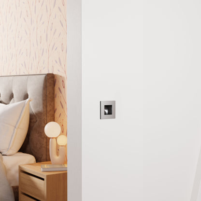 Schuifdeurkom vierkant RVS geborsteld 30x30–90x90 mm – sfeerfoto