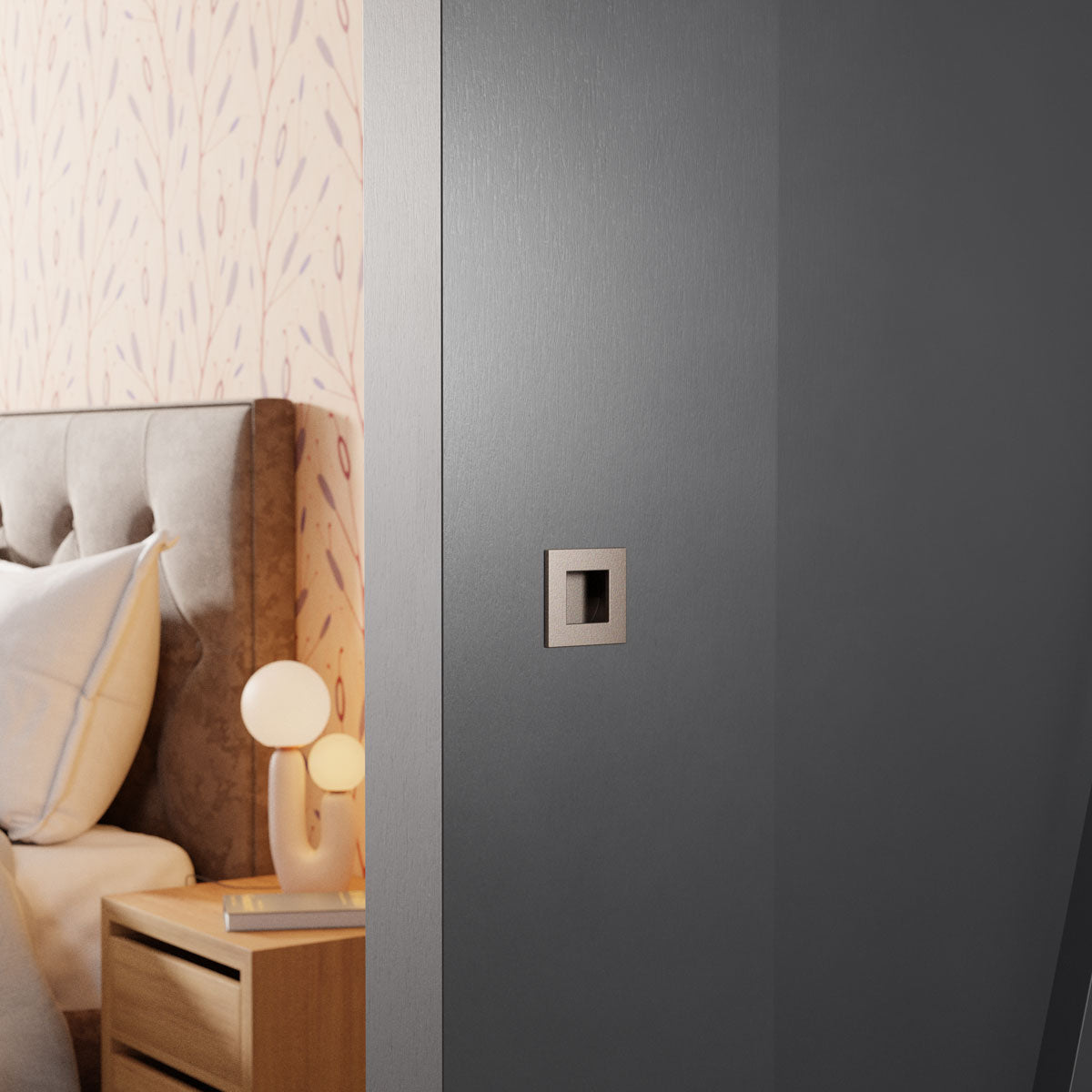 Schuifdeurkom vierkant Mocca blend 30x30–90x90 mm – sfeerfoto
