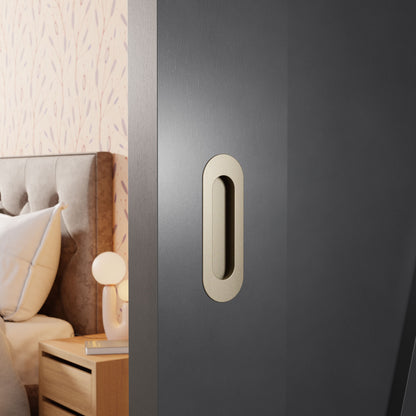 Schuifdeurkom ovaal Champagne blend 120x40–180x60 mm – sfeerfoto