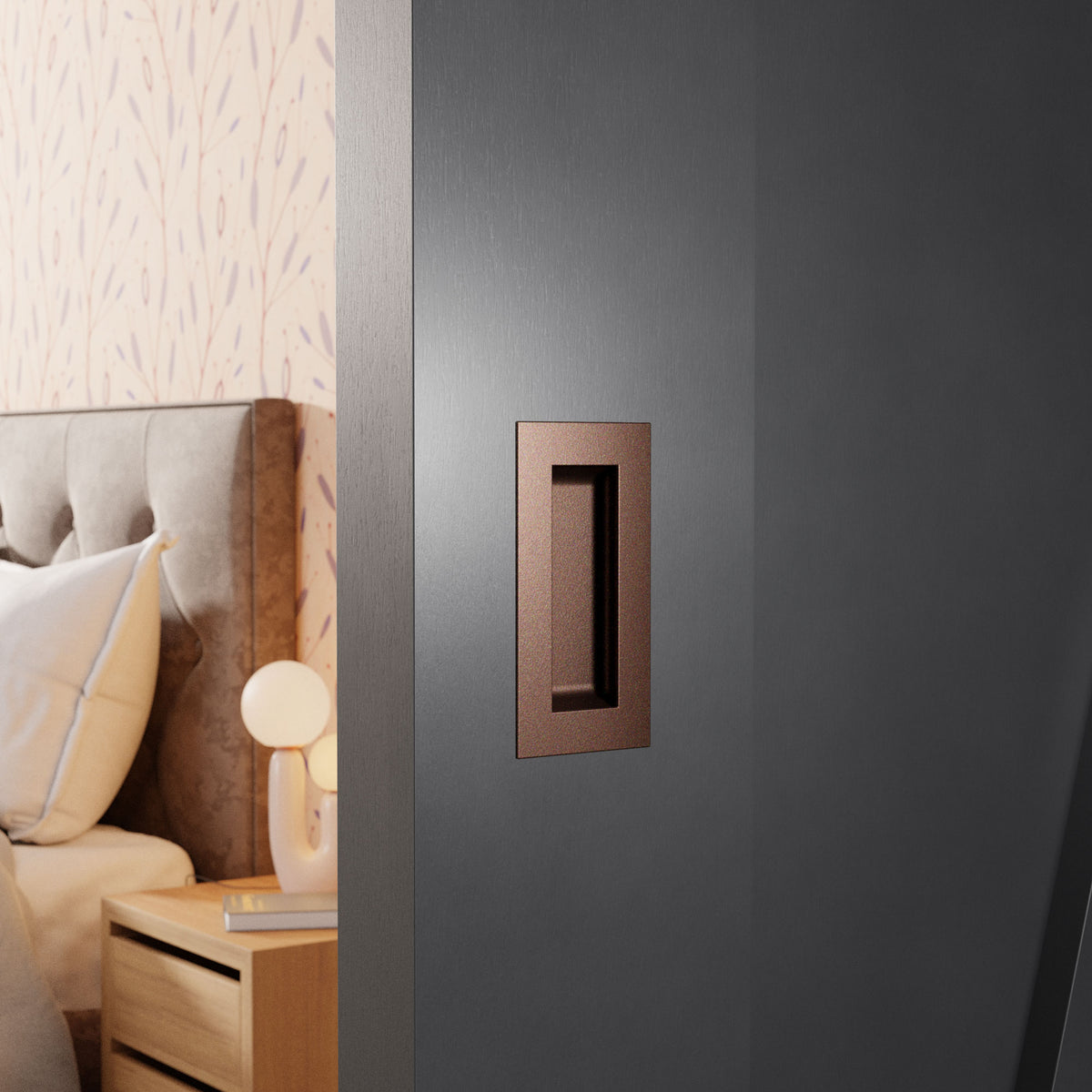 Schuifdeurkom rechthoekig Bronze blend 102x51 mm – sfeerfoto