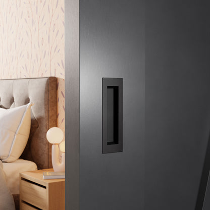 Schuifdeurkom rechthoekig zwart 120x40–180x60 mm – sfeerfoto
