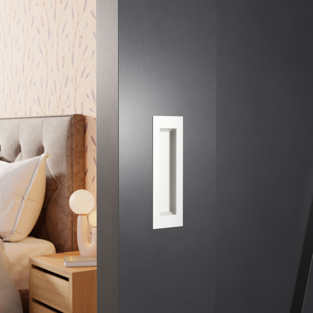 Schuifdeurkom rechthoekig wit 120x40–180x60 mm – sfeerfoto