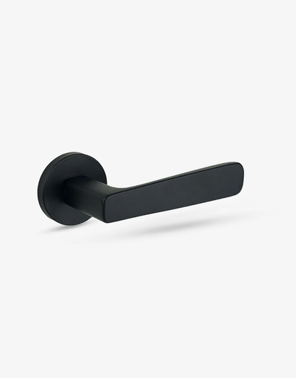 Groël Door Handles Special on rosette - black