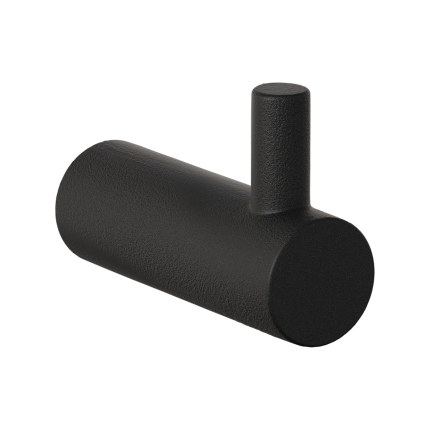 GPF Jas- / handdoekhaak 40x14mm - zwart