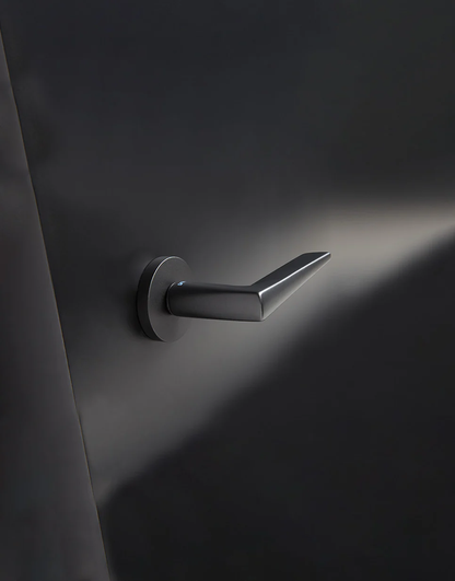 Groël Türgriffe Spezialausführung mit Rosette – schwarz