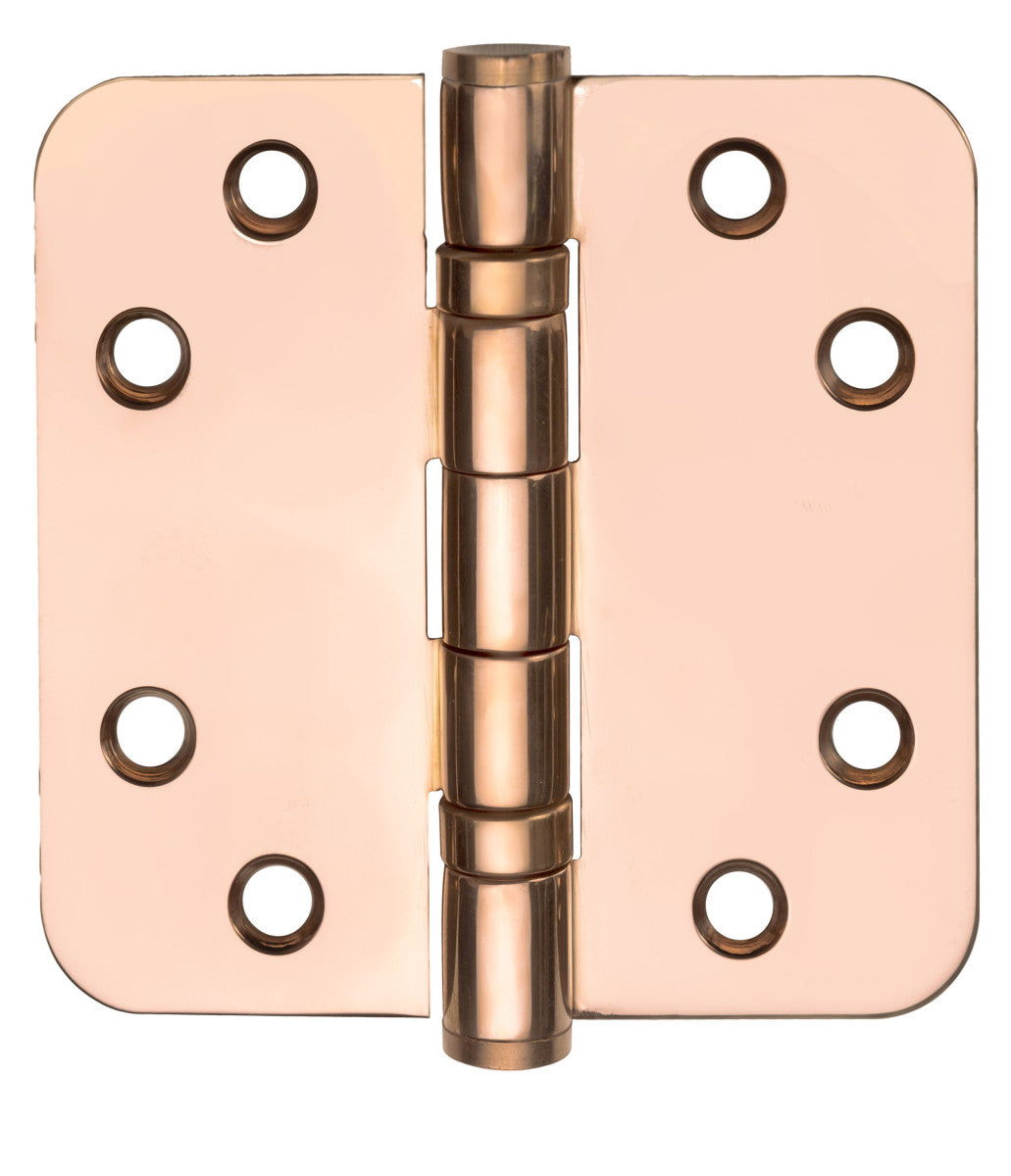 Kogellagerscharnier 89x89mm | AVJD |  PVD gepolijst koper