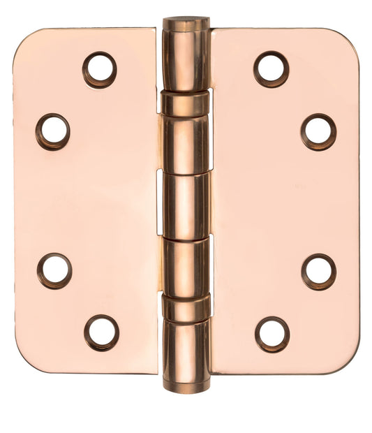 Kogellagerscharnier 89x89mm | AVJD |  PVD gepolijst koper