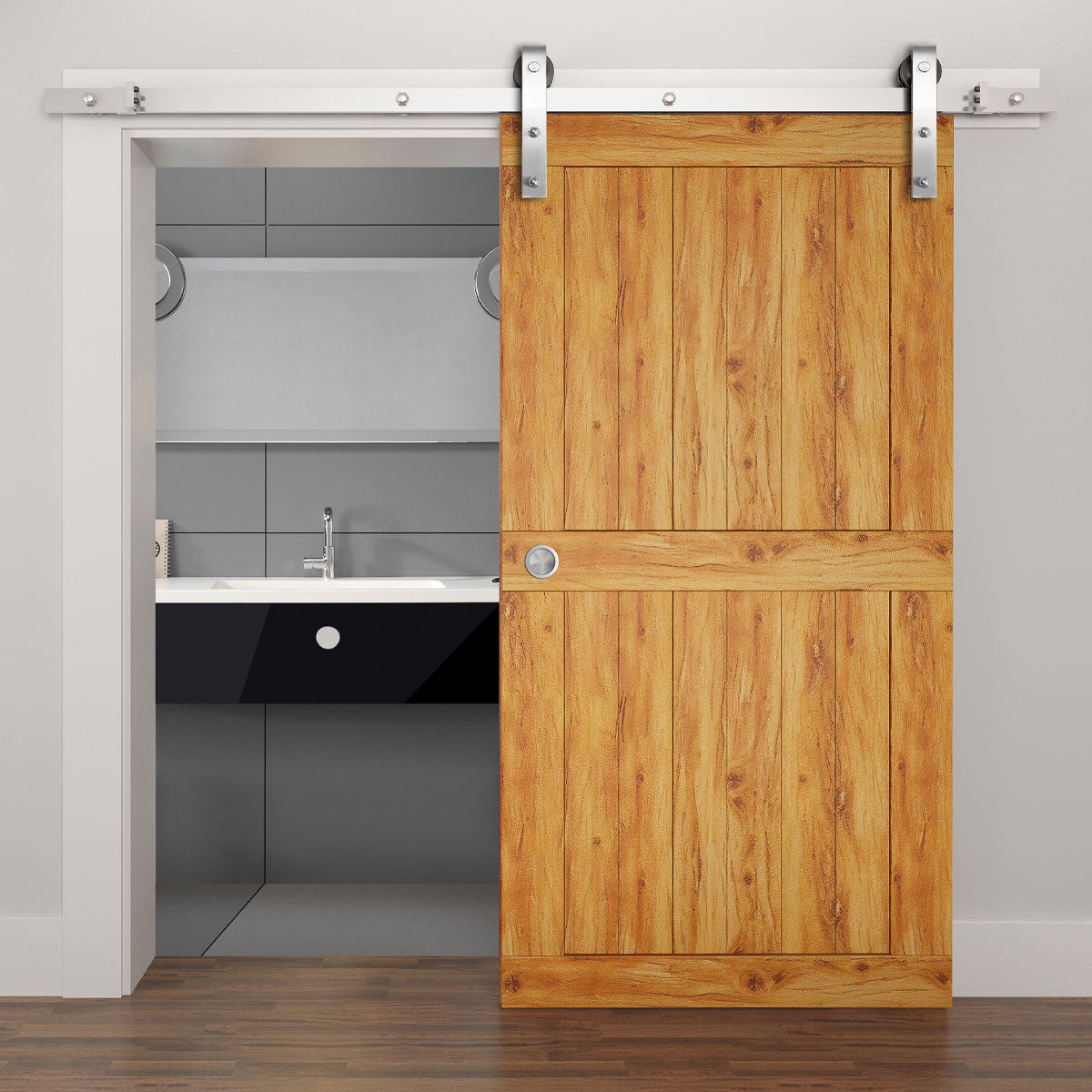 GPF Schuifdeursysteem Lanka 2 meter – RVS