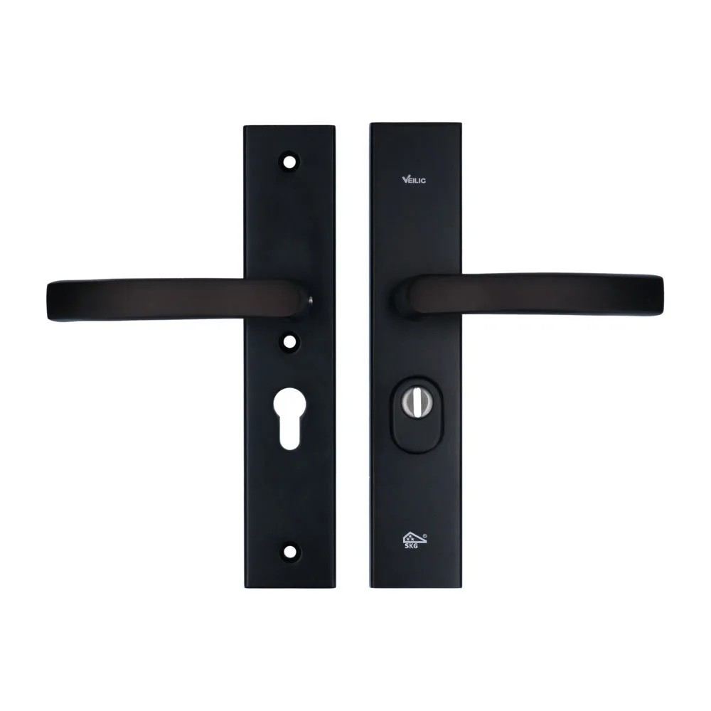 Veilig Veiligheidsbeslag kruk/kruk SKG*** - zwart