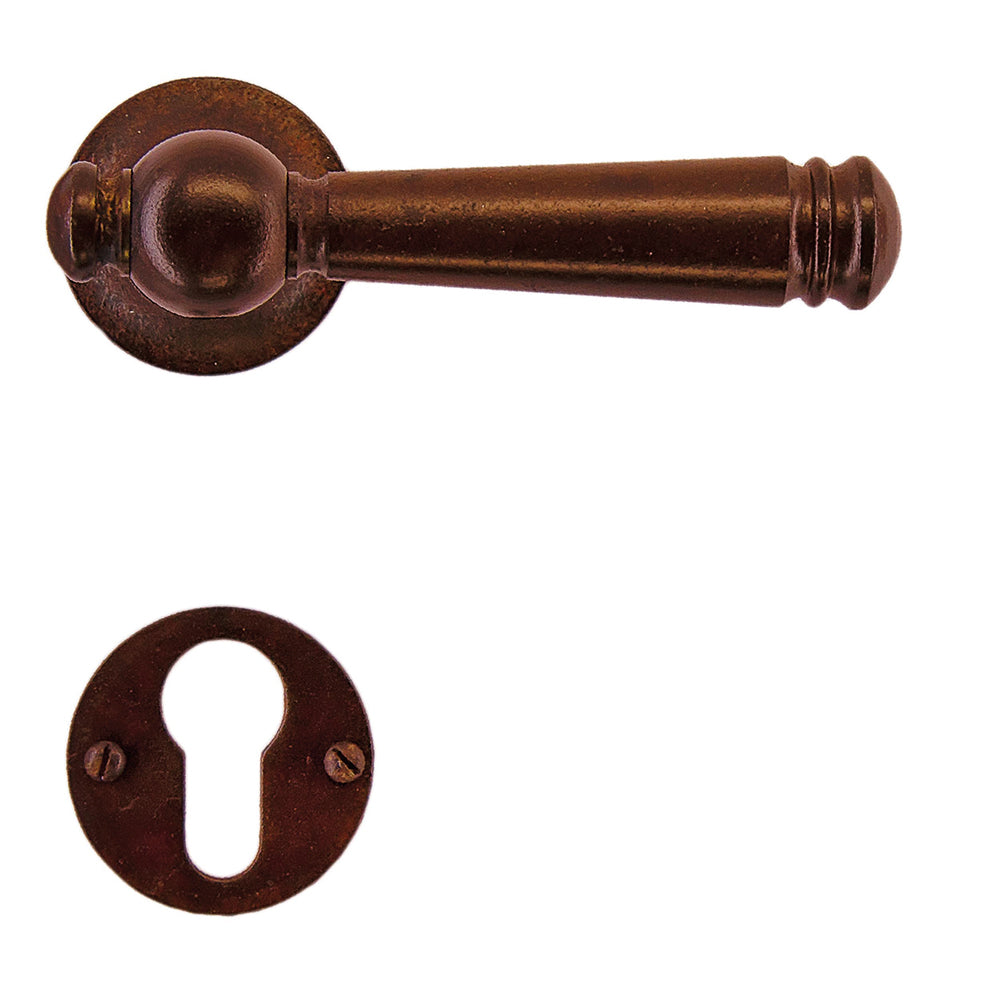 Deurklinken Pro Anna-Lucia op rozet | HDD | roest