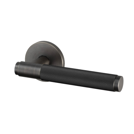 Buster and Punch Deurklinken op rozet - smoked bronze