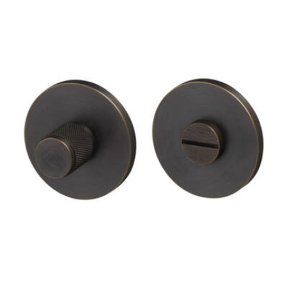 Buster and Punch Deurklinken op rozet - smoked bronze